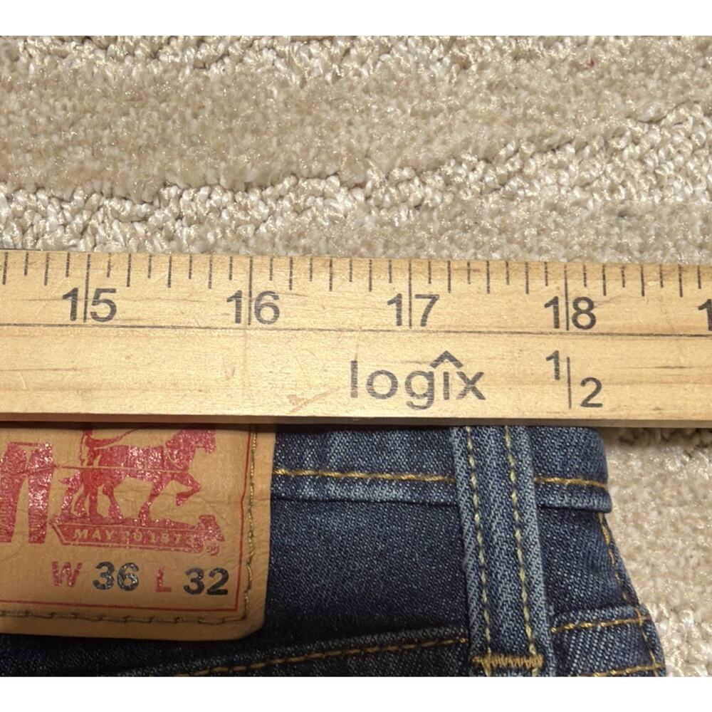 Levi’s 512 Slim Taper Stretch Denim Jeans Men’s Size 36x32 NWT - Picture 7 of 10